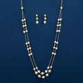 Antique 2-Tone Layered Pearl Mala Set